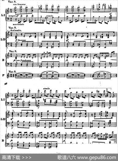6首帕格尼尼大练习曲（ThemamitVariationenEtudeNr.6）|弗兰茨·李斯特