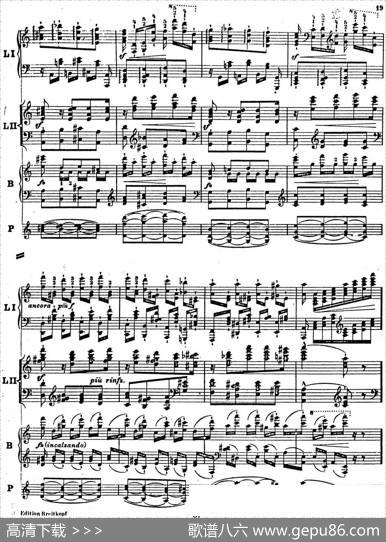 6首帕格尼尼大练习曲（ThemamitVariationenEtudeNr.6）|弗兰茨·李斯特