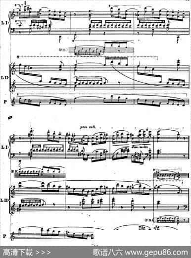 6首帕格尼尼大练习曲（ThemamitVariationenEtudeNr.6）|弗兰茨·李斯特