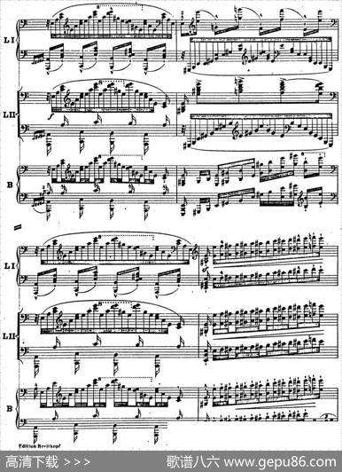6首帕格尼尼大练习曲（ThemamitVariationenEtudeNr.6）|弗兰茨·李斯特