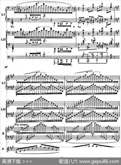 6首帕格尼尼大练习曲（ThemamitVariationenEtudeNr.6）|弗兰茨·李斯特