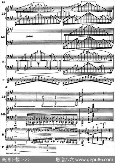 6首帕格尼尼大练习曲（ThemamitVariationenEtudeNr.6）|弗兰茨·李斯特