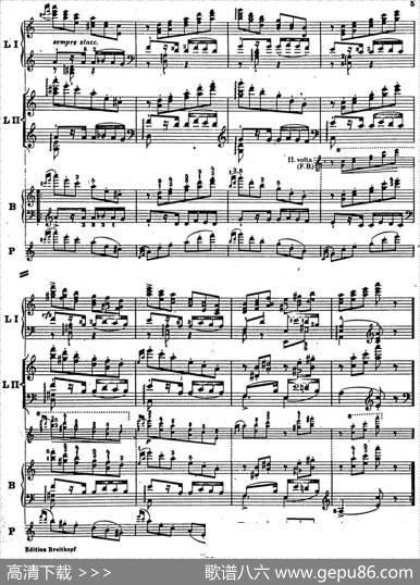 6首帕格尼尼大练习曲（ThemamitVariationenEtudeNr.6）|弗兰茨·李斯特