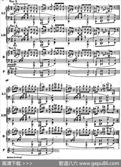 6首帕格尼尼大练习曲（ThemamitVariationenEtudeNr.6）|弗兰茨·李斯特