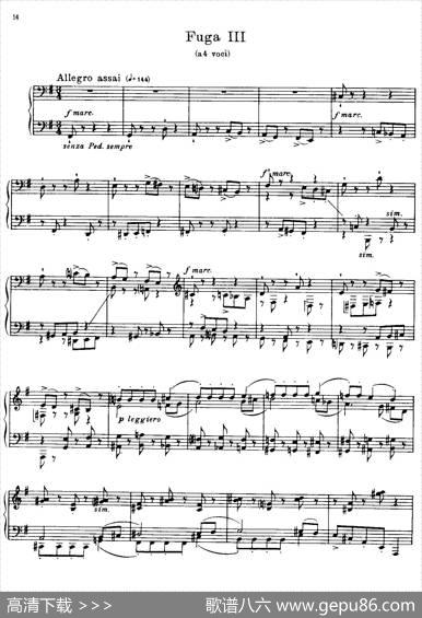 24PreludesandFuguesPart.1Op.45（24首前奏曲与赋格·第一部分·3）|康斯坦汀诺维奇·谢德林