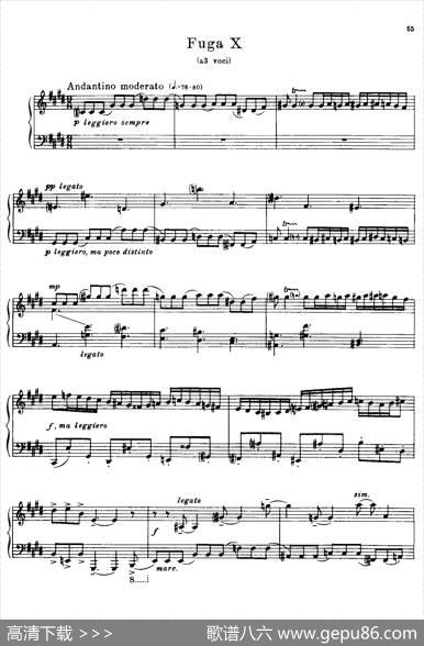 24PreludesandFuguesPart.1Op.45（24首前奏曲与赋格·第一部分·10）|康斯坦汀诺维奇·谢德林