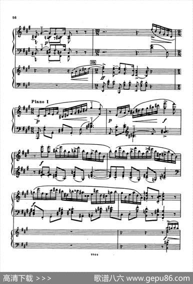 升f小调第一钢琴协奏曲Op.1（双钢琴版）|谢尔盖·拉赫玛尼诺夫
