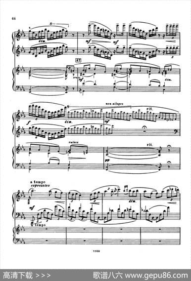 升f小调第一钢琴协奏曲Op.1（双钢琴版）|谢尔盖·拉赫玛尼诺夫