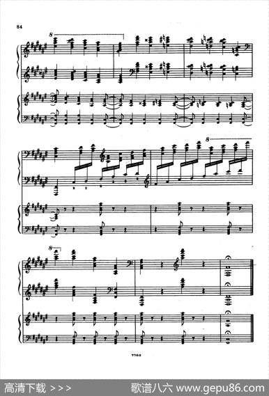 升f小调第一钢琴协奏曲Op.1（双钢琴版）|谢尔盖·拉赫玛尼诺夫