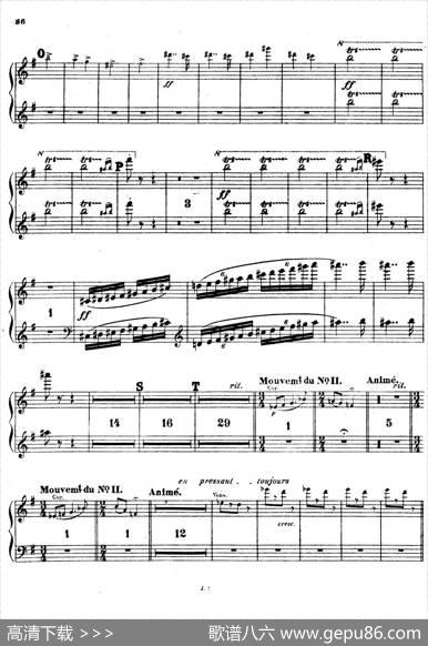 SymphonyonaFrenchMountainAirOp.25（法国山歌交响曲·钢琴独奏·Ⅲ）|樊尚·丹第