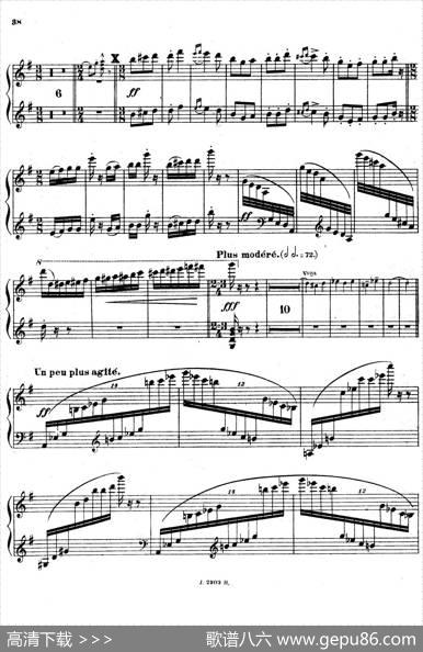 SymphonyonaFrenchMountainAirOp.25（法国山歌交响曲·钢琴独奏·Ⅲ）|樊尚·丹第