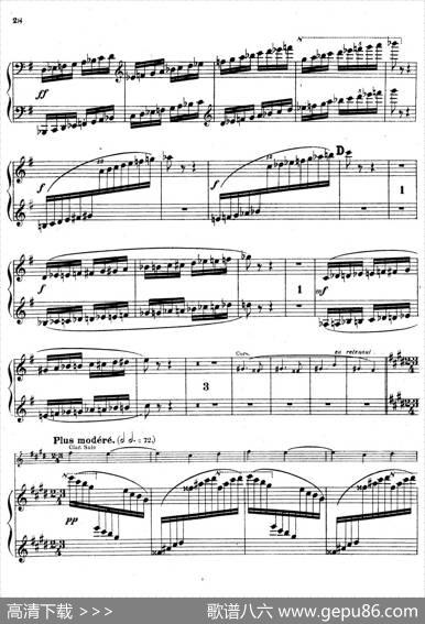 SymphonyonaFrenchMountainAirOp.25（法国山歌交响曲·钢琴独奏·Ⅲ）|樊尚·丹第