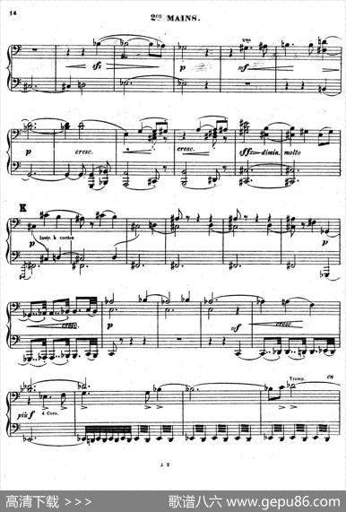 SymphonyonaFrenchMountainAirOp.25（法国山歌交响曲·双钢琴·Ⅰ）|樊尚·丹第
