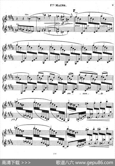 SymphonyonaFrenchMountainAirOp.25（法国山歌交响曲·双钢琴·Ⅰ）|樊尚·丹第