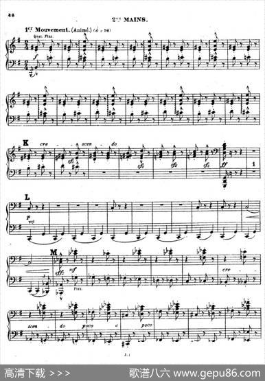 SymphonyonaFrenchMountainAirOp.25（法国山歌交响曲·双钢琴·Ⅲ）|樊尚·丹第