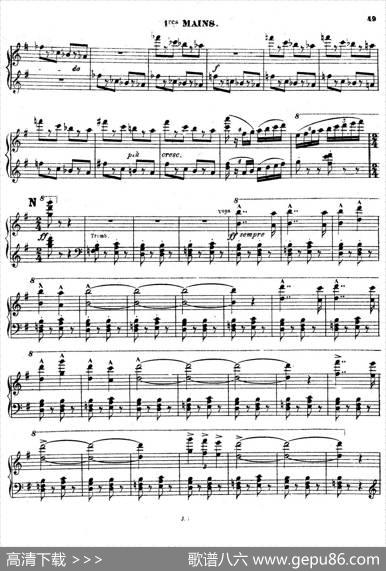 SymphonyonaFrenchMountainAirOp.25（法国山歌交响曲·双钢琴·Ⅲ）|樊尚·丹第