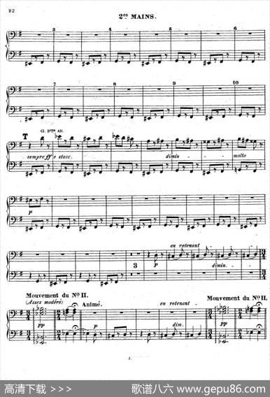 SymphonyonaFrenchMountainAirOp.25（法国山歌交响曲·双钢琴·Ⅲ）|樊尚·丹第