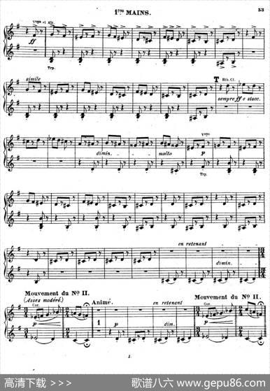 SymphonyonaFrenchMountainAirOp.25（法国山歌交响曲·双钢琴·Ⅲ）|樊尚·丹第