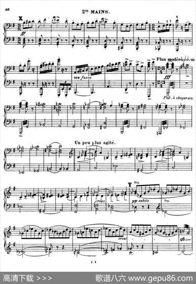 SymphonyonaFrenchMountainAirOp.25（法国山歌交响曲·双钢琴·Ⅲ）|樊尚·丹第