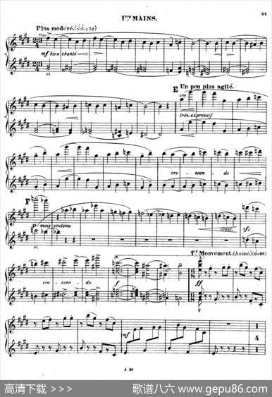 SymphonyonaFrenchMountainAirOp.25（法国山歌交响曲·双钢琴·Ⅲ）|樊尚·丹第