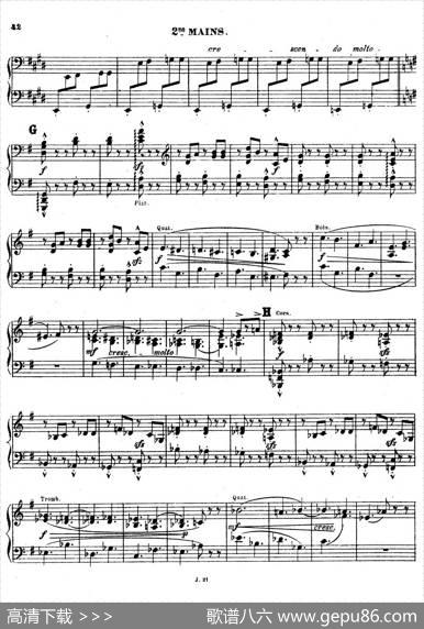 SymphonyonaFrenchMountainAirOp.25（法国山歌交响曲·双钢琴·Ⅲ）|樊尚·丹第