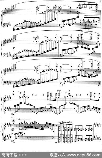 3首音乐会练习曲（ThreeConcertEtudesOp.24）（Ⅰ）|莫里兹·莫什科夫斯基