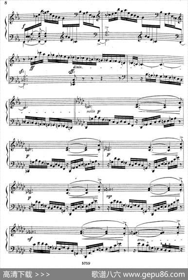 3首音乐会练习曲（ThreeConcertEtudesOp.24）（Ⅰ）|莫里兹·莫什科夫斯基