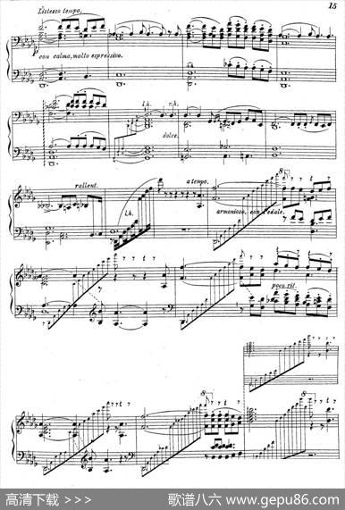 3首音乐会练习曲（ThreeConcertEtudesOp.24）（Ⅱ）|莫里兹·莫什科夫斯基