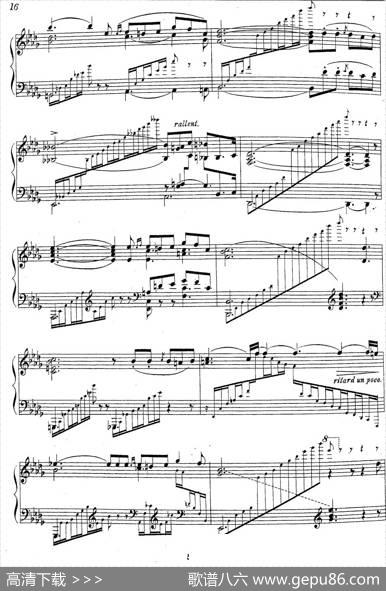 3首音乐会练习曲（ThreeConcertEtudesOp.24）（Ⅱ）|莫里兹·莫什科夫斯基