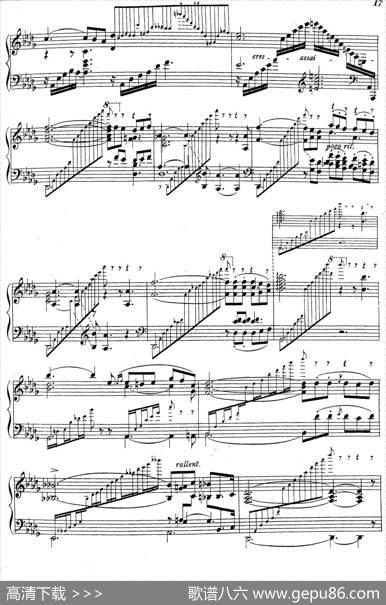3首音乐会练习曲（ThreeConcertEtudesOp.24）（Ⅱ）|莫里兹·莫什科夫斯基