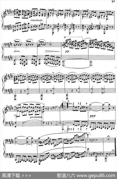 3首音乐会练习曲（ThreeConcertEtudesOp.24）（Ⅱ）|莫里兹·莫什科夫斯基
