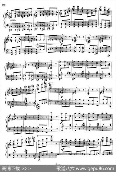 3首音乐会练习曲（ThreeConcertEtudesOp.24）（Ⅲ）|莫里兹·莫什科夫斯基