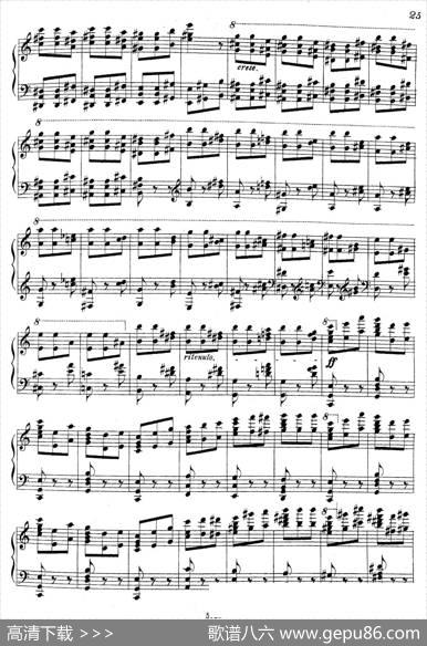 3首音乐会练习曲（ThreeConcertEtudesOp.24）（Ⅲ）|莫里兹·莫什科夫斯基