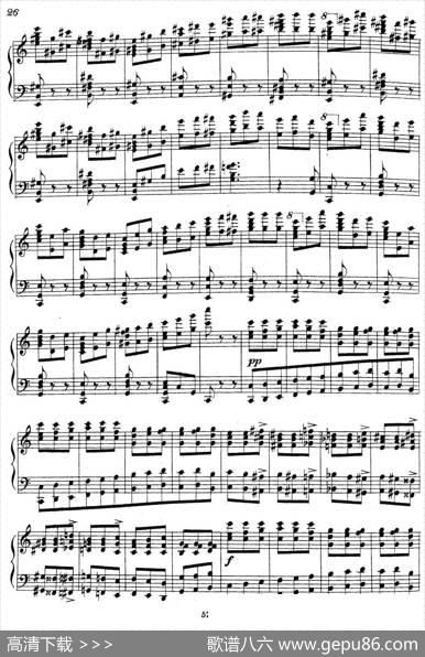 3首音乐会练习曲（ThreeConcertEtudesOp.24）（Ⅲ）|莫里兹·莫什科夫斯基