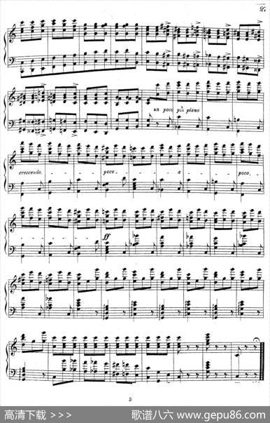 3首音乐会练习曲（ThreeConcertEtudesOp.24）（Ⅲ）|莫里兹·莫什科夫斯基