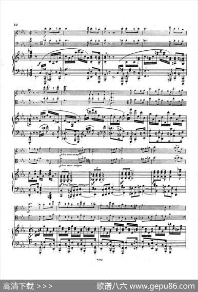 PianoTrioNo.3incMinorOp.101（c小调第三钢琴三重奏）|约翰内斯·勃拉姆斯