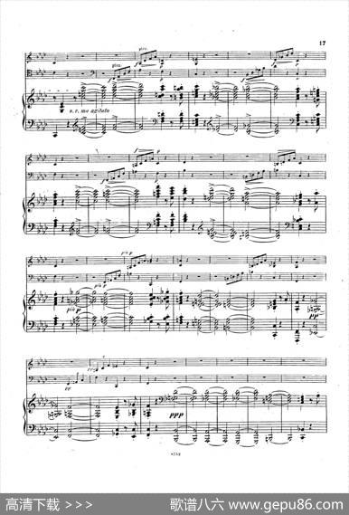 PianoTrioNo.3incMinorOp.101（c小调第三钢琴三重奏）|约翰内斯·勃拉姆斯