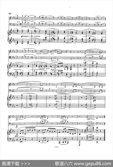 PianoTrioNo.3incMinorOp.101（c小调第三钢琴三重奏）|约翰内斯·勃拉姆斯