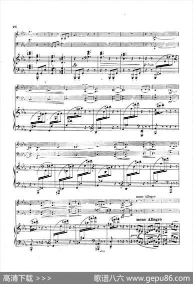 PianoTrioNo.3incMinorOp.101（c小调第三钢琴三重奏）|约翰内斯·勃拉姆斯