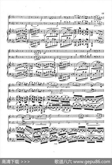 PianoTrioNo.3incMinorOp.101（c小调第三钢琴三重奏）|约翰内斯·勃拉姆斯