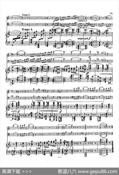 PianoTrioNo.3incMinorOp.101（c小调第三钢琴三重奏）|约翰内斯·勃拉姆斯