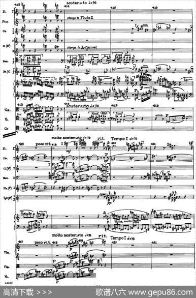 PianoConcertoOp.42（钢琴协奏曲总谱P35-66）|阿诺德·勋伯格