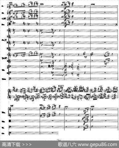 PianoConcertoOp.42（钢琴协奏曲总谱P35-66）|阿诺德·勋伯格