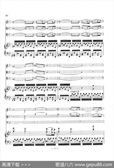 PianoQuartetNo.2ingMinorOp.45（g小调第二钢琴四重奏总谱）|加布里埃尔·福雷