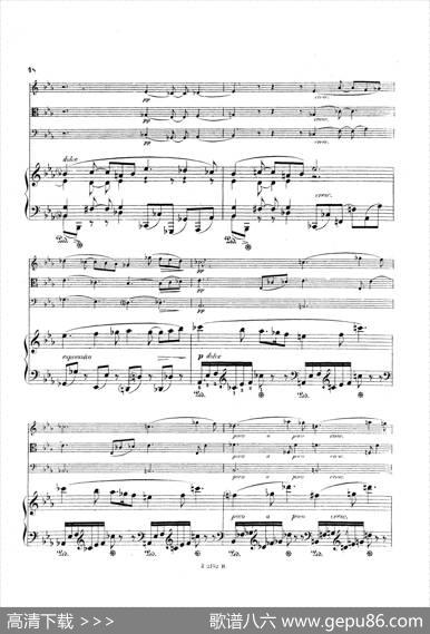 PianoQuartetNo.2ingMinorOp.45（g小调第二钢琴四重奏总谱）|加布里埃尔·福雷