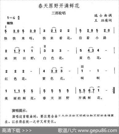 春天原野开满鲜花 - 王珏