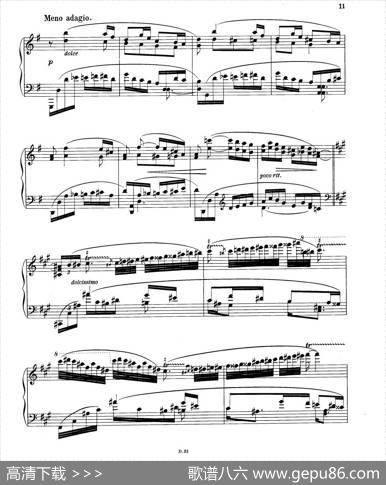 FourRhapsodiesOp.11（4首狂想曲·Ⅱ）|厄恩斯特·凡·多南依