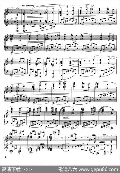 FourRhapsodiesOp.11（4首狂想曲·Ⅲ）|厄恩斯特·凡·多南依