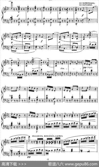 CarmenforSoloPiano（卡门全剧钢琴独奏版）（No.15）|乔治·比才