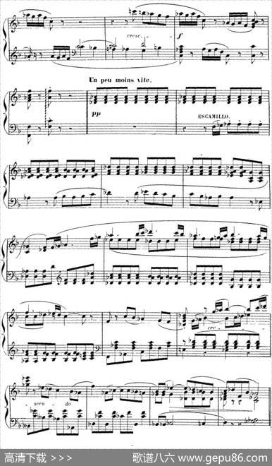 CarmenforSoloPiano（卡门全剧钢琴独奏版）（No.23）|乔治·比才